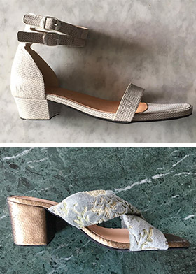 Schuhprototypen von Birgitt und Anna Schuhprototypen von Birgitt und Anna